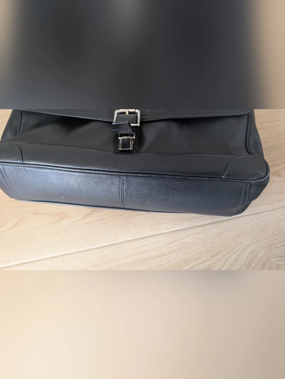 Coach Black Leather Men’s Briefcase Bag